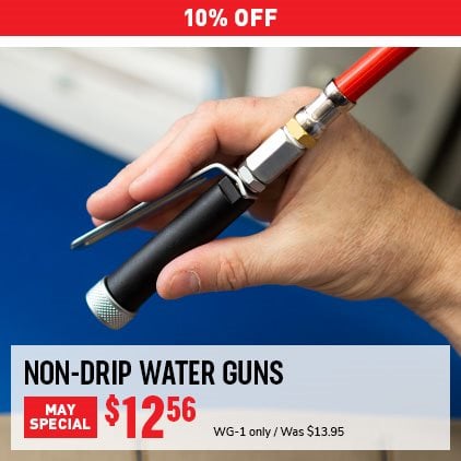 10% Off Non-Drip Water Guns $12.56 / WG-1 only / Was $13.95.
