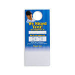 Door Hanger Cards | Dry Cleaning Door Hanger Cards | Door Hanger Cards for Dry Cleaners