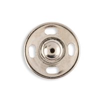 Oak Leaf Jean Tack Metal Buttons - 27L / 17mm - 3 Dozen - Antique Copper