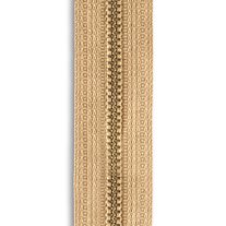 Leekayer #5 Metal Zippers Roll Bulk 2 Yards Black Zipper by The Yards with 10 Pcs Sliders Light Gold Teeth Zipper for Sewing Bag Craft Backpack, Walle