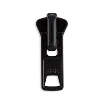 YKK #10 Molded Plastic Reversible Jacket Zipper Sliders - 10/Pack - Black (580)