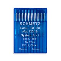 Schmetz Regular Point Serger Overlock Industrial Machine Needles - Size 19 - DCx1, 81x1, 82x1, DMx1 - 10/Pack
