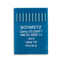 Schmetz Leather Industrial Machine Needles - Size 14 - 135x8 TRI, DPx8, 134D, 134KKD - 10/Pack