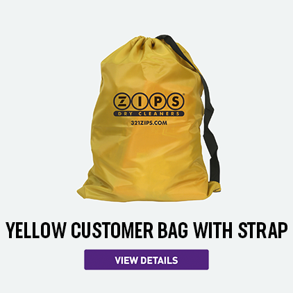 ZIPS Yellow Customer Bag With Strap