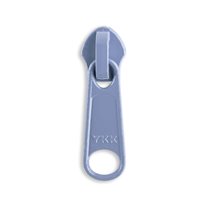 YKK #5 Nylon Coil Long Pull Bag Zipper Sliders - 10/Pack - Steel Grey (119)