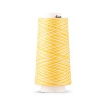 Maxi-Lock Swirls Serger Spun Polyester Thread - Tex 27 - 3,000 yds. - #50 Lemon Chiffon
