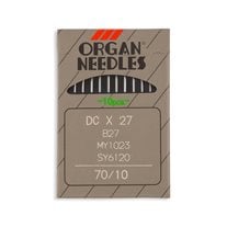 Organ Ball Point Serger Overlock Industrial Machine Needles - Size 10 - DCx27, B27, MY1023, SY6120 - 10/Pack