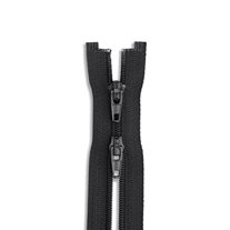 YKK #3 24" Nylon Coil Two-Way Jacket Zipper - Black (580)
