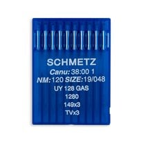 Schmetz Regular Point Straight Stitch Industrial Machine Needles - Size 19 - UY128GAS, 1280, 149x3, TVx3 - 10/Pack