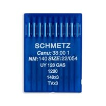 Schmetz Regular Point Straight Stitch Industrial Machine Needles - Size 22 - UY128GAS, 1280, 149x3, TVx3 - 10/Pack
