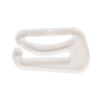 Plastic Swimsuit Hooks - 1/2" - 1 Set/Pack - Clear
