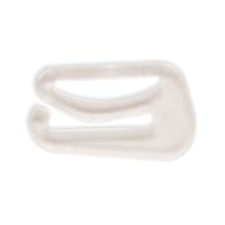 Plastic Swimsuit Hooks - 1/2" - 1 Set/Pack - Clear
