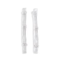Plastic Adjustable Shoulder Straps - 3/8" X 19" - 1 Pair/Pack - Clear