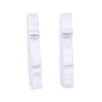 Elastic Adjustable Shoulder Straps - 1/2" X 15 1/2" - 1 Pair/Pack - White