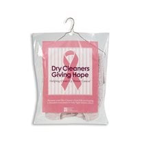 "Breast Cancer" Tape Closure Sweater Bags - 20" x 18" - 500/Box