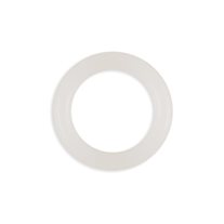 Plastic Cabone Drapery Rings - 5/8" - 20/Pack - White