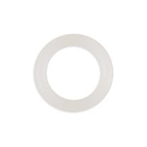 Plastic Cabone Drapery Rings - 5/8" - 20/Pack - White