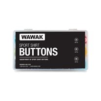 WAWAK Sport Shirt Mixed Fancy Buttons Tray - 1,152/Tray