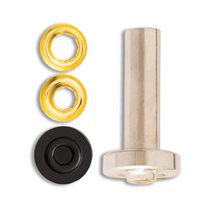 Dritz Eyelet Kit W/ Tool - 1/4" - 144 Sets/Pack - Gold