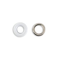 Grommets - 3/16" - Size 00 - 144 Sets/Pack - White