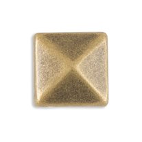 Pyramid Prong Rivets - 7 mm - 100/Pack - Antique Brass