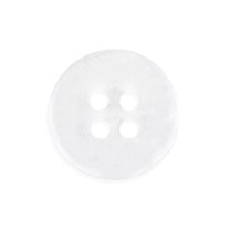 Backing Buttons - 18L / 11.5mm - 1 Gross - 4-Hole - Clear