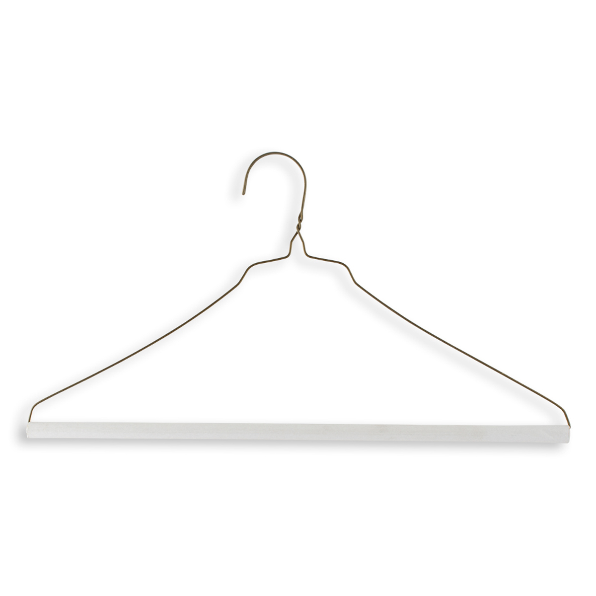  100 Wire Hangers - White Metal Hangers in Bulk - 18