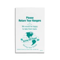 "Please Return Your Hangers" Hanger Tags - 1,000/Box