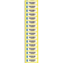 Custom Printed Standard Barcode Heat Seal Labels W/ Stripe - 1" x 0.25" - 1,000/Roll - 2 Color