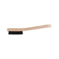 9 1/2" Nylon Bristle Spotting Brush - 2" x 2 5/8" Head - Black