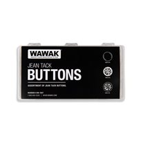 WAWAK Mixed Jean Tack Fancy Buttons Tray - 150/Tray