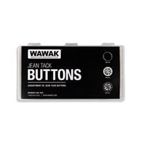 WAWAK Mixed Jean Tack Fancy Buttons Tray - 150/Tray