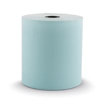 21# / 80 GSM Thermal BPA-Free Receipt Paper - 3 1/8" x 160'/Roll - 50/Case - Blue