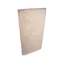 Plain Museum Quality Wedding Box Muslin Cotton Bag Cover - 3 3/4" Deep