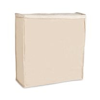 Plain Museum Quality Wedding Box Muslin Cotton Bag Cover - 3 1/2" Deep