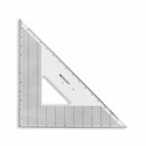 Westcott Grid Triangles - 45°/90° Angles - 12"