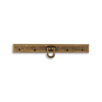 Wallet Bar Locks Bag Hardware - 4 1/2" - Antique Brass