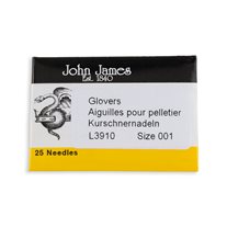 John James Glover Leather Hand Needles - Size 1 - 25/Pack