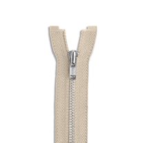 YKK #3 80" Aluminum Coat Lining Zipper - Beige (572)