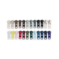 YKK #10 Molded Plastic Jacket Zipper Sliders - 24/Pack - Assorted Colors