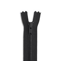 YKK #3 24" Black Oxide Brass Dress Zipper - Black (580)