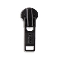 YKK #3 Metal Dress Zipper Sliders - 2/Pack - Black (580)