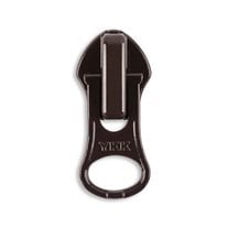 YKK #8 Nylon Coil Two-Way Jacket Bottom Sliders - 10/Pack - Dark Brown (868)