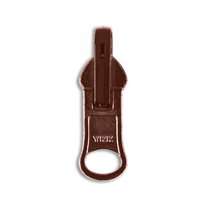 YKK #8 Nylon Coil Reversible Zipper Sliders - 10/Pack - Dark Brown (868)
