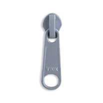 YKK #3 Nylon Coil Long Pull Bag Zipper Sliders - 10/Pack - Steel Grey (119)