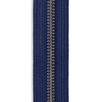 YKK #5 Nickel Continuous Zipper Roll - 125 yds. - Pennant Blue (919)