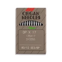 Organ Light Ball Point Industrial Machine Needles - Size 12 - DPx17, 135x17, SY3355 - 10/Pack