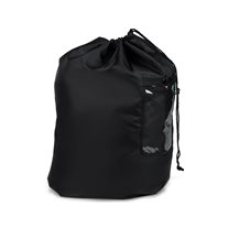eco2go Heavy-Weight Standard Counter Bags W/Pocket - 22" x 28" - Black