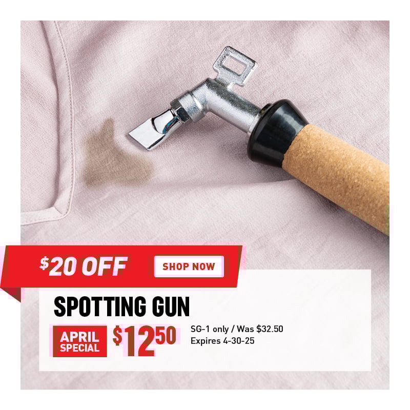 $20 Off Spotting Gun $12.50 / SG-1 only / Was $32.50 / Expires 4-30-25.