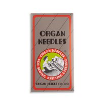 Organ Short Ball Point Blind Stitch Industrial Machine Needles - Size 4 - LWx3T, 29-C-300, 251, SY3690 - 5/Pack